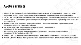 Prezentācija 'Augstas stiprības un energoefektīvi betoni', 12.
