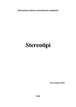 Referāts 'Stereotipi', 1.