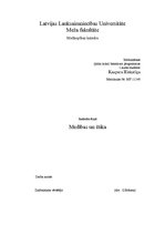 Eseja 'Medības un ētika', 1.