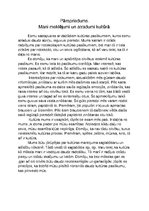 Eseja 'Mani meklējumi un atradumi kultūrā', 1.