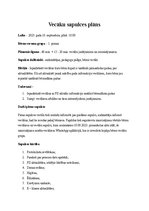 Konspekts 'Vecāku sapulces plāns', 1.