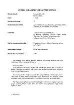 Konspekts 'Muzeja nodarbība dabaszinību stundā 1.klase', 1.