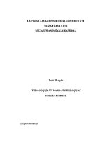 Prakses atskaite 'Pedagoģija un darba psiholoģija', 1.