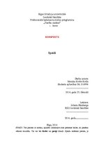 Konspekts 'Spaidi', 1.