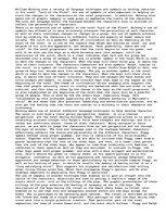 Eseja '"Lord of the Flies" - literary techniques', 1.