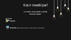 Prezentācija 'Investīciju loma Latvijas Republikā', 2.