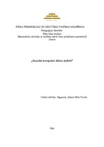 Konspekts 'Dabas zinību stundas konspekts', 1.