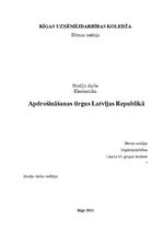 Referāts 'Apdrošināšanas tirgus Latvijas Republikā', 1.