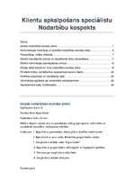 Prakses atskaite 'Klientu apkalpošanas speciālistu nodarbību konspekts', 1.