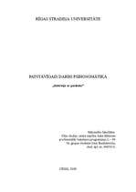 Konspekts 'Intervija ar pacientu', 1.