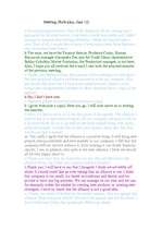 Konspekts 'Role-play on Meetings', 1.