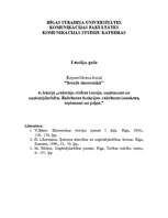 Konspekts 'Ražotāju rīcības teorija. Uzņēmums un uzņēmējdarbība', 1.