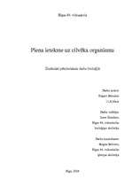 Referāts 'Piena ietekme uz cilvēka organismu', 1.