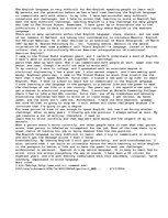 Eseja 'The English language is my biggest challenge', 1.