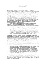 Konspekts 'What Is Music?', 1.