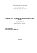 Referāts 'Uzņēmuma "Rīgas Piena kombināts" darbinieku motivācijas līmeņa uzlabošana', 1.