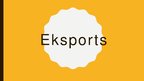 Prezentācija 'Eksports', 1.