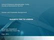 Prezentācija 'Business Trip to London', 1.
