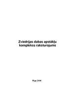 Referāts 'Zviedrijas dabas apstākļu komplekss raksturojums', 1.