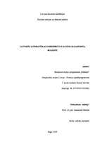 Referāts 'Latviešu literatūras interpretācija kino 20.gadsimta 60.gados', 1.