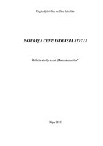 Referāts 'Patēriņa cenu indeksa izmaiņas Latvijā laikaposmā no 2006. līdz 2011.gadam', 1.