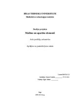 Paraugs 'Mašīnu elementu kursa darbs', 1.