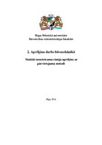 Paraugs 'Statiski nenoteicama rāmja aprēķins ar pārvietojuma metodi', 1.