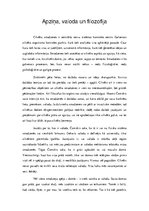 Eseja 'Apziņa, valoda un filosofija', 1.