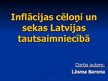 Prezentācija 'Inflācijas cēloņi un sekas Latvijas tautsaimniecībā', 1.