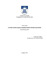 Referāts 'Latviešu valodas apguve mazākumtautību bērniem pirmsskolā', 1.