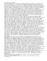 Eseja 'Depression and Treatment', 1.