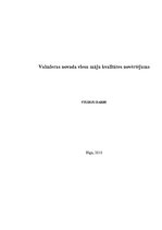 Referāts 'Valmieras novada viesu māju kvalitātes novērtējums', 1.