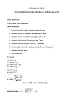 Paraugs 'Diega svārsta perioda atkarība no svārsta garuma', 1.