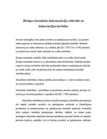 Referāts 'Eiropas izstrādāta dokumentācija attiecībā uz laboratorijas darbību', 1.