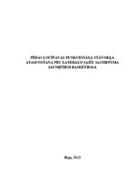 Referāts 'Pēdas funkcionālā stāvokļa atjaunošana pēc saišu sastiepuma jauniešiem basketbol', 1.
