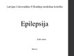 Prezentācija 'Epilepsija', 1.