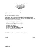 Paraugs 'Rīkojums un akts', 1.