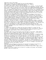 Eseja 'Think of a Situation You Have Encountered or Have Heard of in Which There Were I', 1.