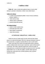 Konspekts 'Vadības stili', 1.