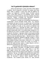 Eseja 'Vai 21.gadsimtā ir jāmācās vēsture', 1.