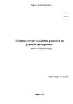 Referāts 'Reklāmas uztveres atšķirības pusaudžu un jauniešu vecumposmā', 1.