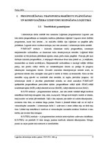 Referāts 'Studiju darbs loģistikā', 6.