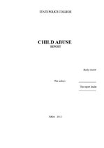 Referāts 'Child Abuse', 1.
