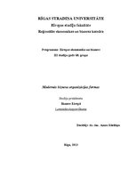 Konspekts 'Modernās biznesa organizācijas formas', 1.