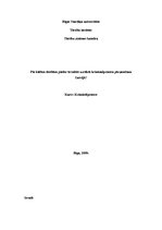 Konspekts 'Pie kādām tiesībām pieder ārvalstīs uzsāktā kriminalprocesa pārņemšana Latvijā', 1.