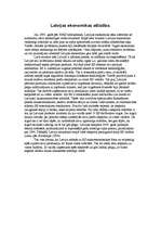 Eseja 'Latvijas ekonomikas attīstība', 1.