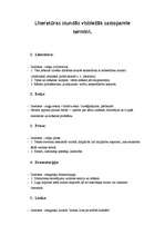 Konspekts 'Literatūras terminu vārdnīca', 2.
