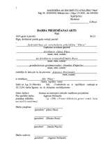 Paraugs 'Darbā pieņemšanas akts', 1.