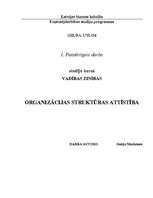 Paraugs 'Organizācijas struktūras attīstība', 1.