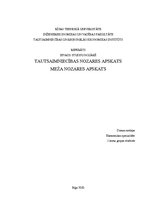 Referāts 'Latvijas meža nozare', 1.